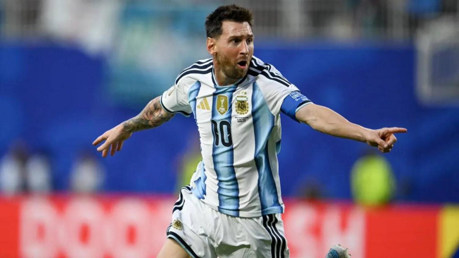 Lionel Messi is already the joint highest scorer in World Cup history after one game of the 2026 tournament. Roberto SCHMIDT / AFP
