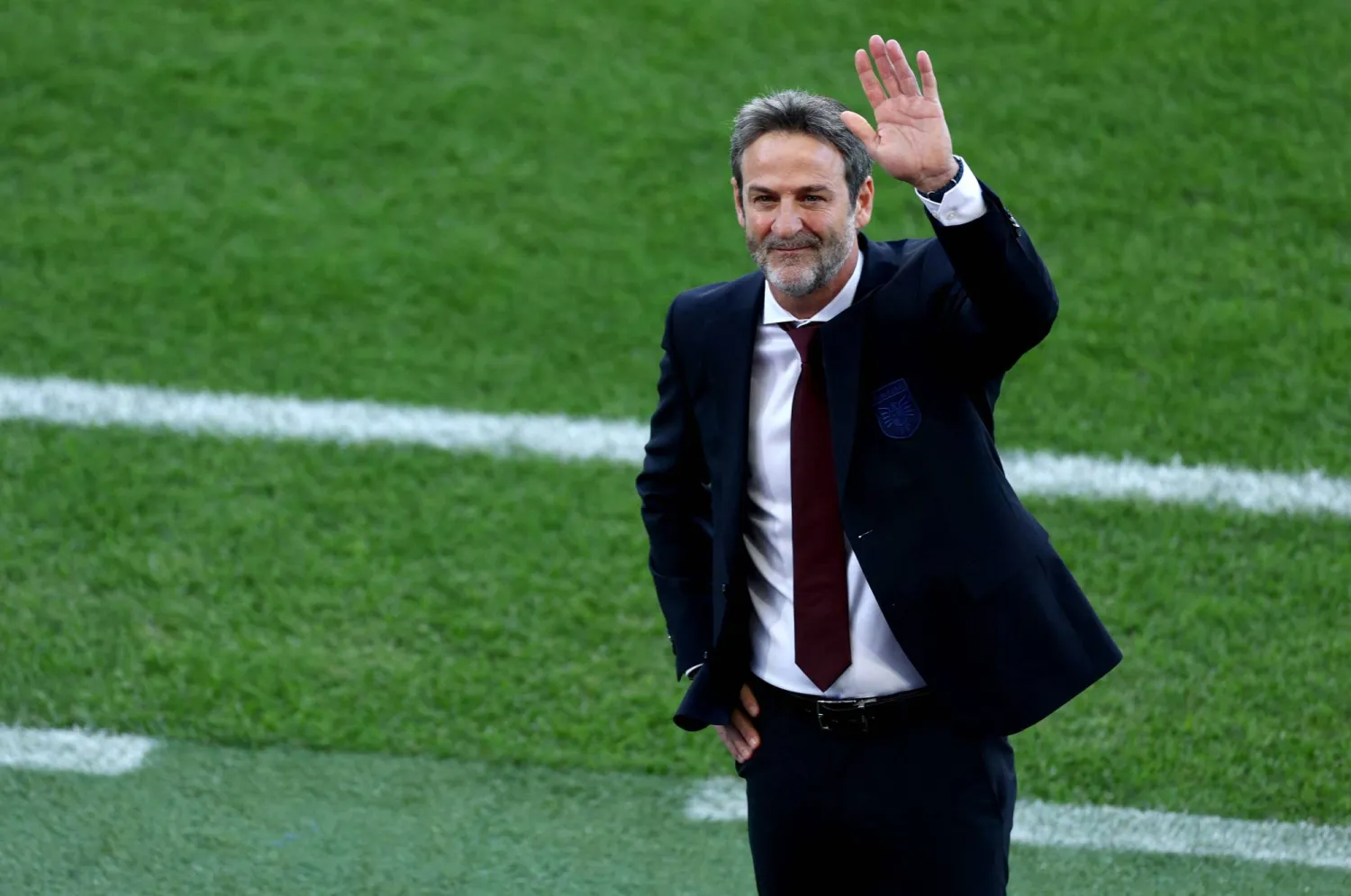 توماس كريستيانسن مدرب منتخب بنما (أ.ف.ب)