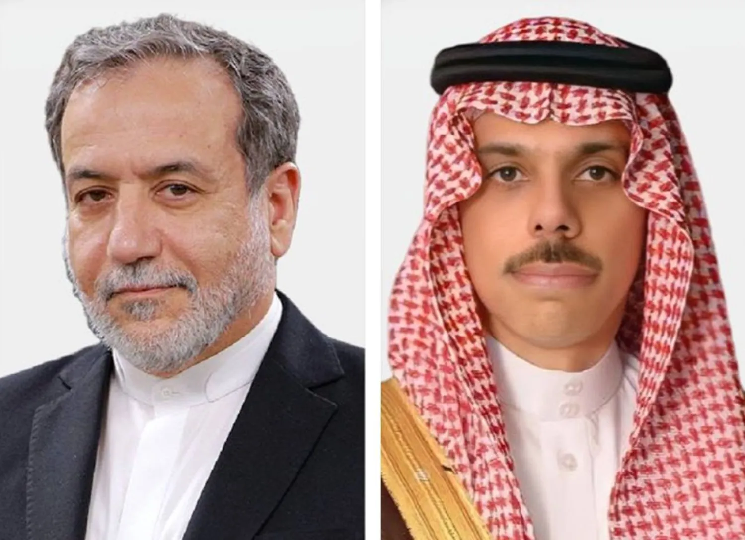 الأمير فيصل بن فرحان والوزير عباس عراقجي (الخارجية السعودية)