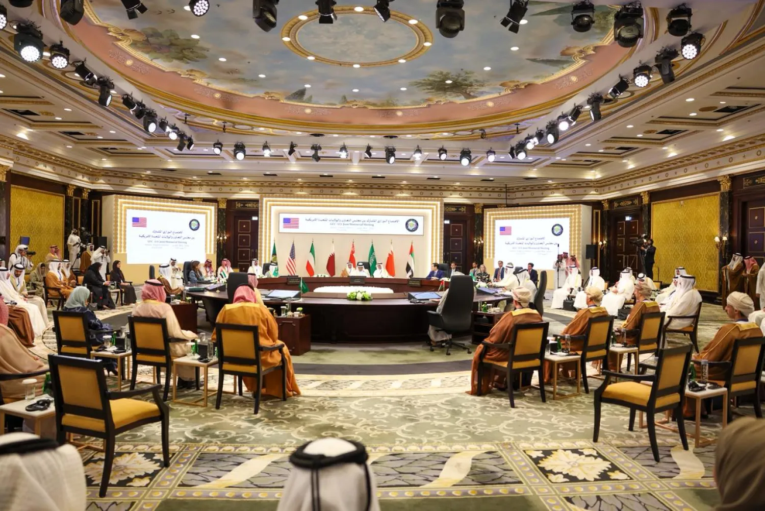 بحث وزراء الخارجية خلال الاجتماع الوزاري المشترك عدداً من الملفات الإقليمية والدولية (مجلس التعاون)