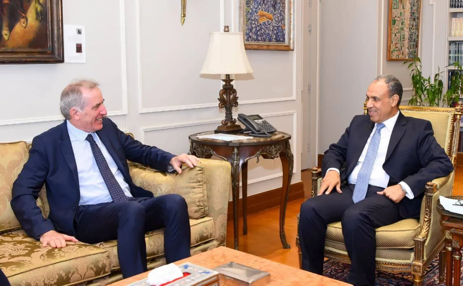 وزير الخارجية المصري يستقبل الخميس كريستوف بيجو الممثل الأوروبي الخاص لعملية السلام في الشرق الأوسط (الخارجية المصرية)