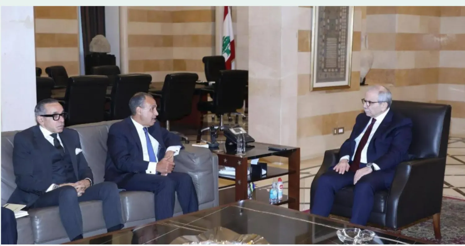 محادثات سابقة بين وزير الخارجية المصري ورئيس الوزراء اللبناني نواف سلام في بيروت (الخارجية المصرية)