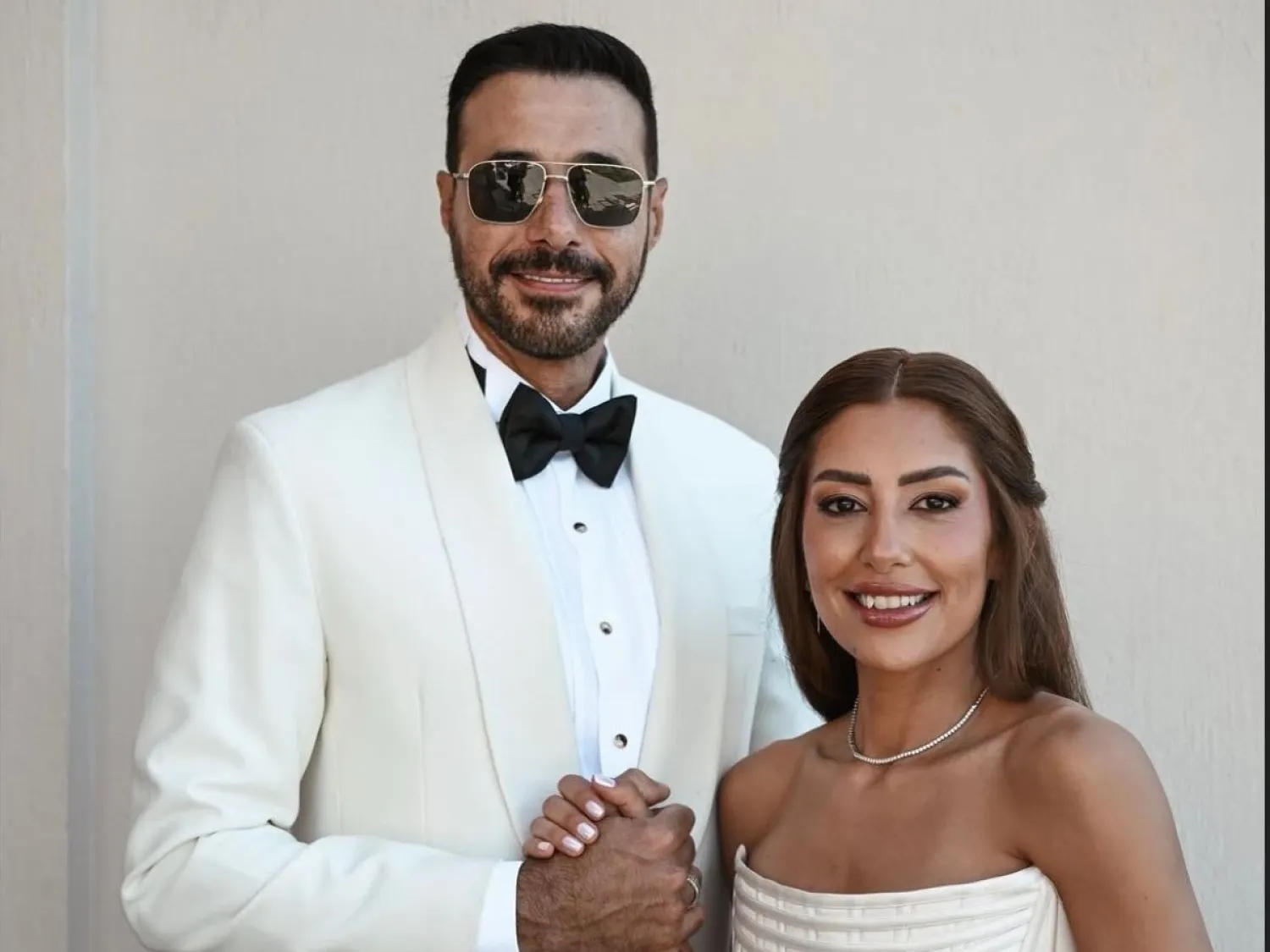 أحمد السعدني وزوجته ميرنا الهلباوي (إنستغرام)