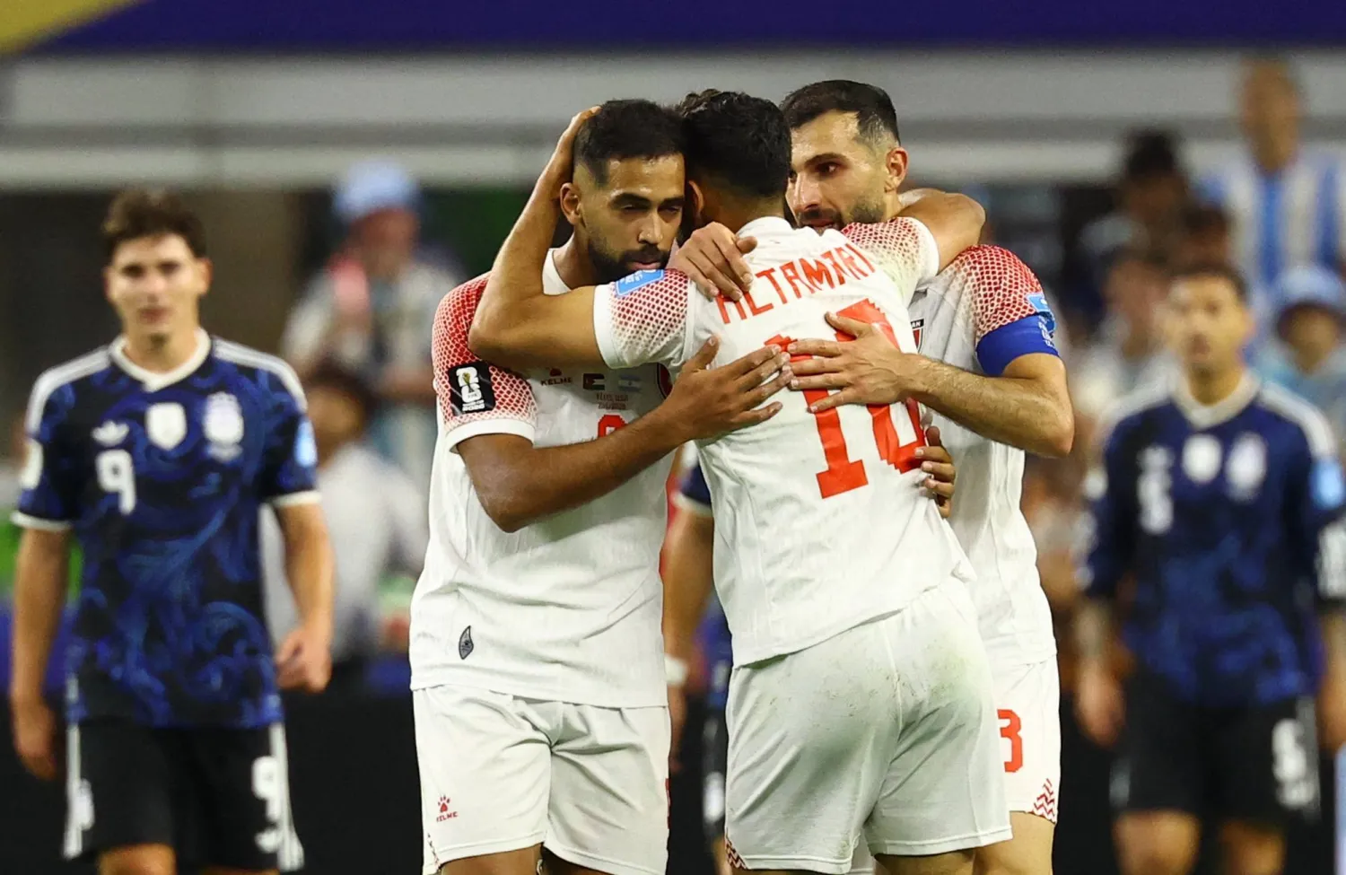 منتخب الأردن قدم عروضاً قوية رغم خروجه من الدور الأول (رويترز)