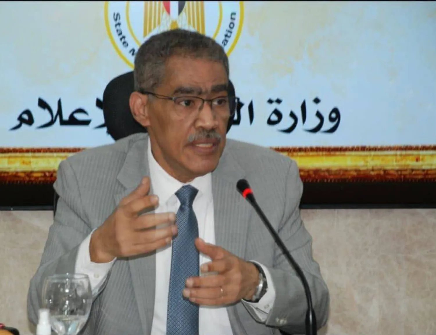 وزير الدولة للإعلام في مصر ضياء رشوان (مجلس الوزراء المصري)