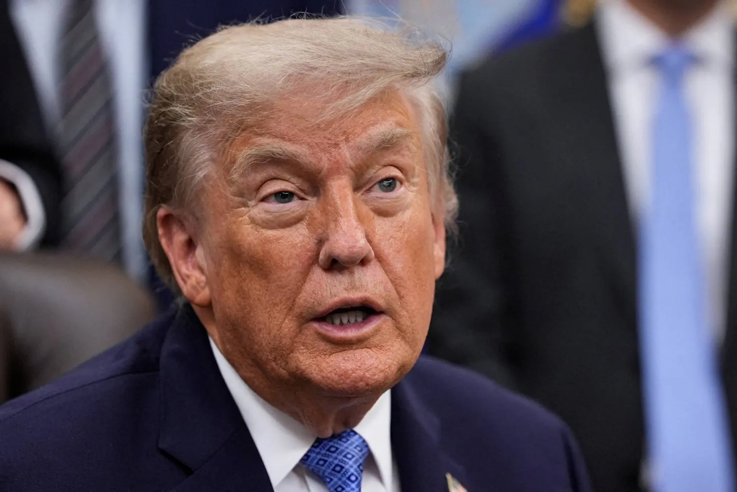 الرئيس الأميركي دونالد ترمب يلقي كلمة من داخل مكتبه في البيت الأبيض بالعاصمة واشنطن 26 يونيو 2026 (رويترز)