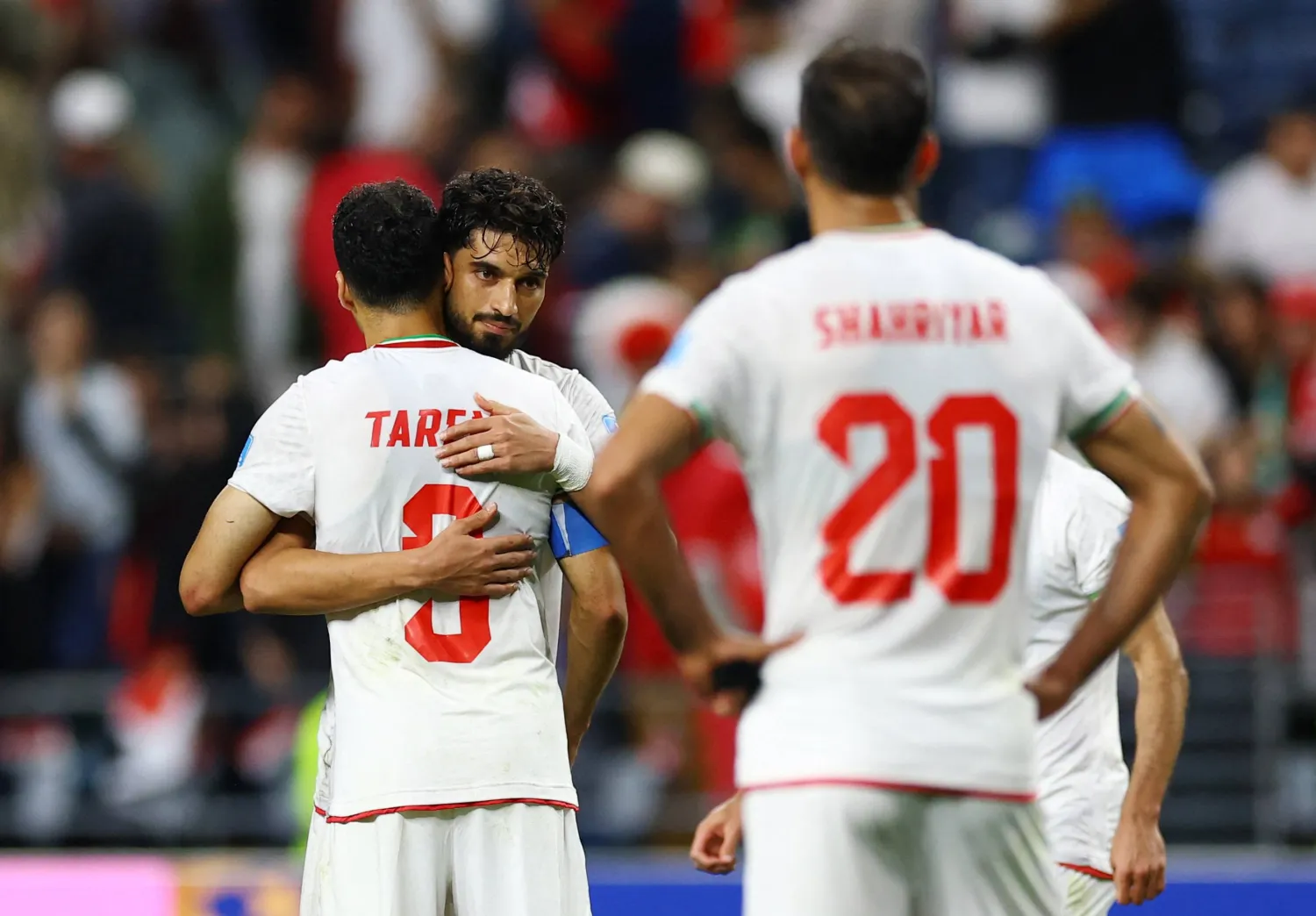 منتخب إيران ودع منافسات المونديال وشكر سكان تيخوانا (رويترز)