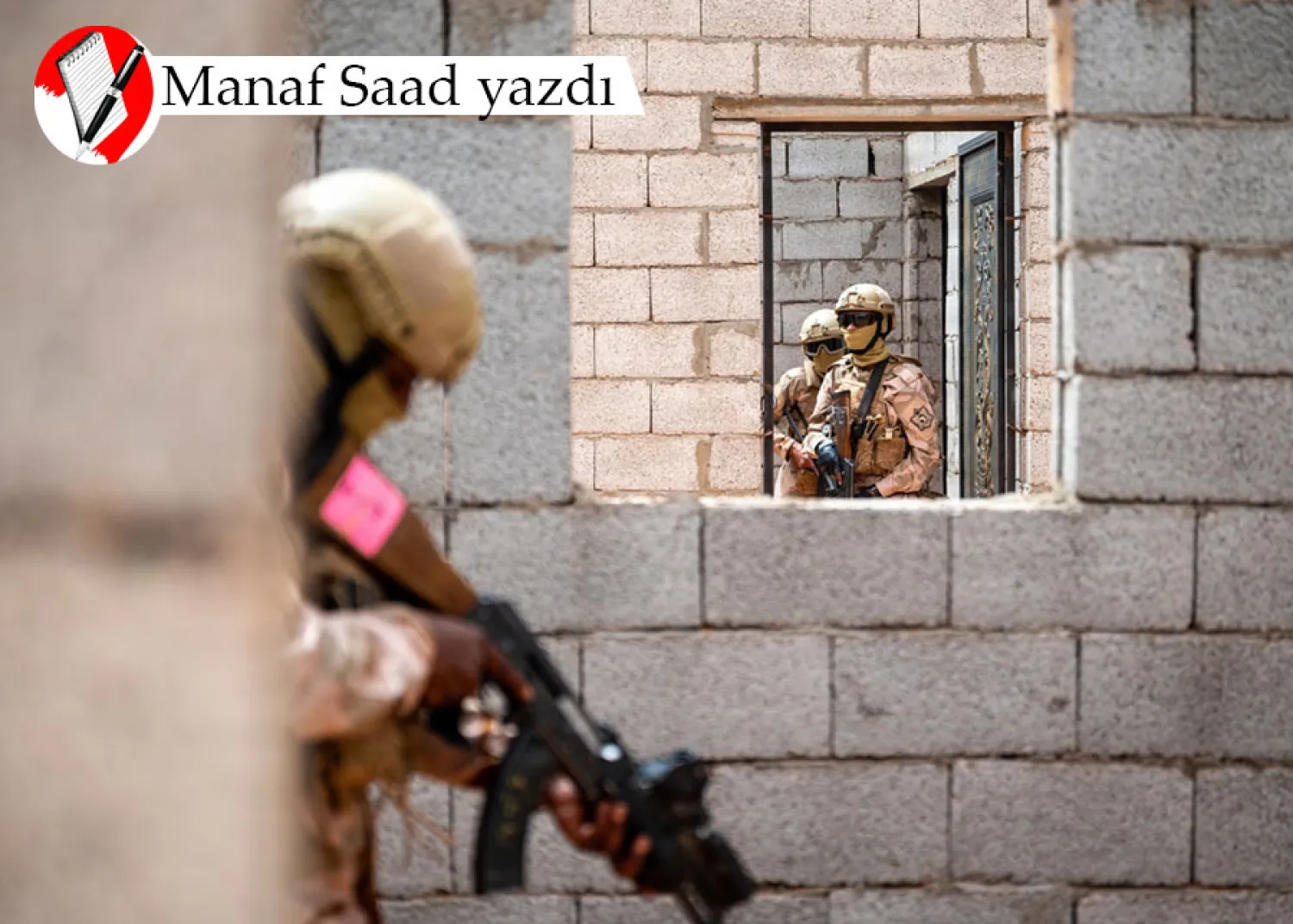 Libya'nın Sirte kentinde düzenlenen Flintlock-2026 Tatbikatı’nın açılış töreninde, Libya Ortak Kuvvetleri'ne bağlı askerler, 14 Nisan 2026 (AFRICOM)