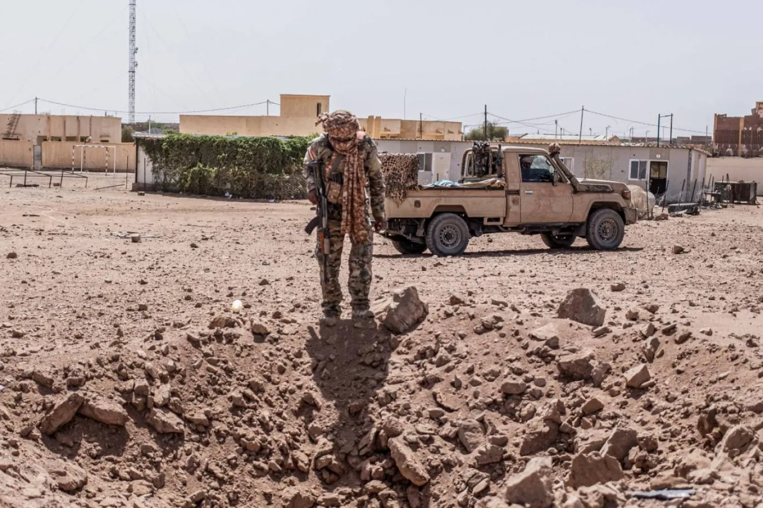 Son saldırılar sırasında Kidal şehri Azawad Kurtuluş Cephesi güçlerinin kontrolüne geçmesi, Yönetim Konseyi’ne ağır bir darbe indirdi (AFP)