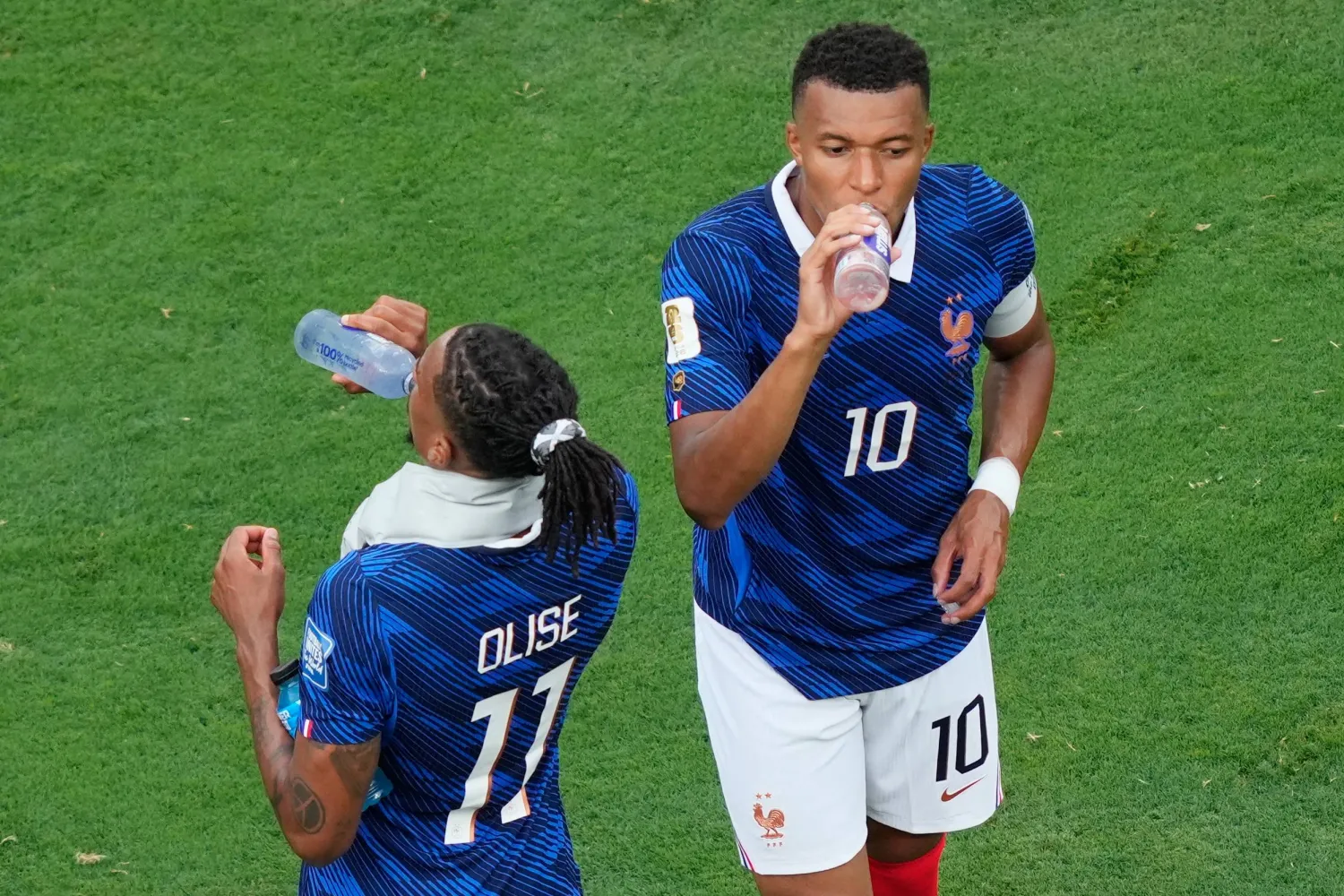 كيليان مبابي قائد منتخب فرنسا (أ.ب) 