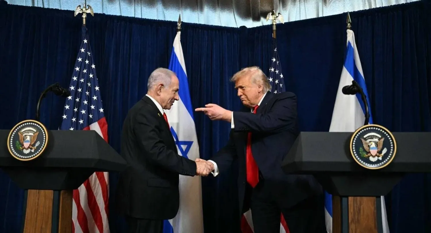 Trump and Netanyahu at Mar-a-Lago on December 29, 2025. (AFP via Getty Images)