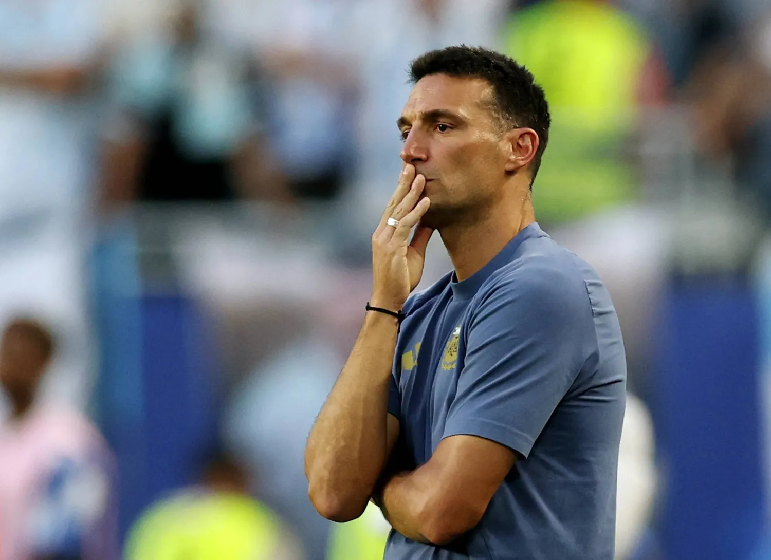 Soccer Football - FIFA World Cup 2026 - Round of 32 - Argentina v Cape Verde - Miami Stadium, Miami Gardens, Florida, US - July 3, 2026 Argentina coach Lionel Scaloni REUTERS/Paul Childs