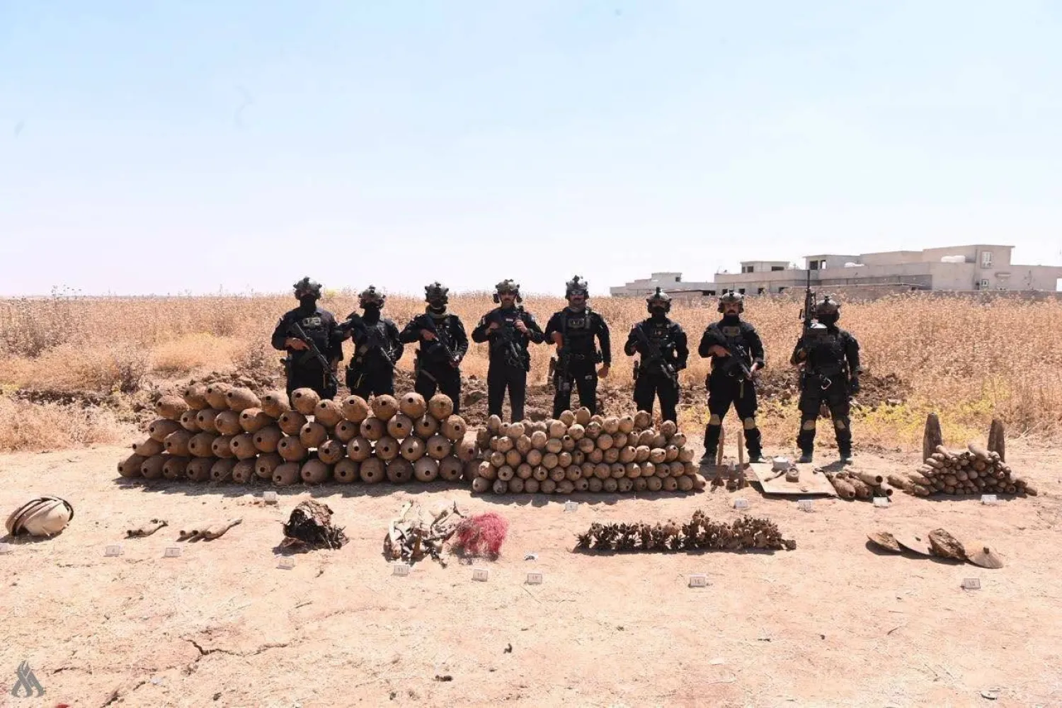 عناعصر جهاز مكافحة الإرهاب يعثرون على كدس للعتاد في نينوى السبت _ وكالة الانباء العراقية