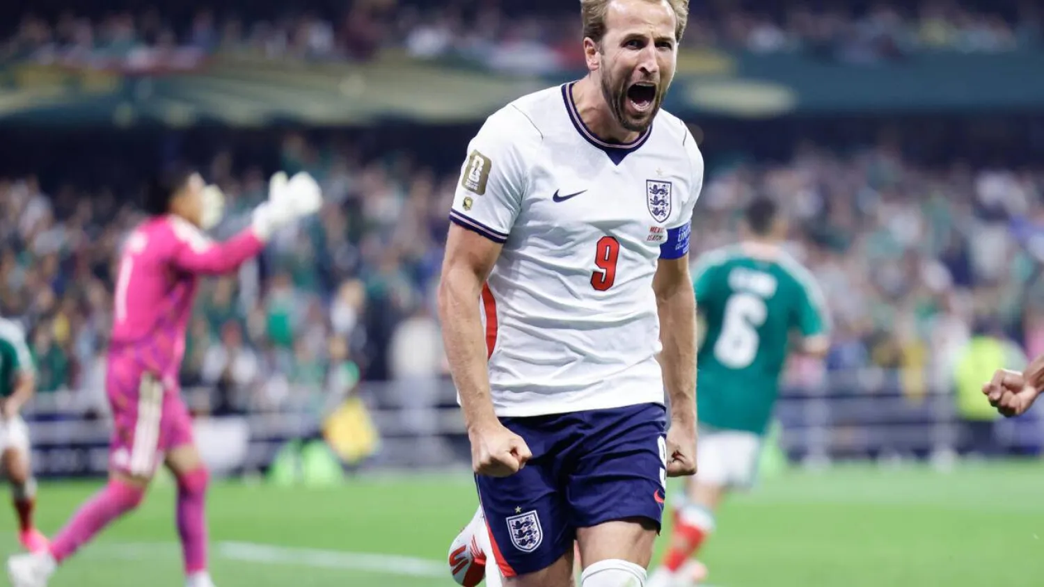 Harry Kane scored a penalty for England, conceded one as well and defended resolutely. Rodrigo Oropeza / AFP
