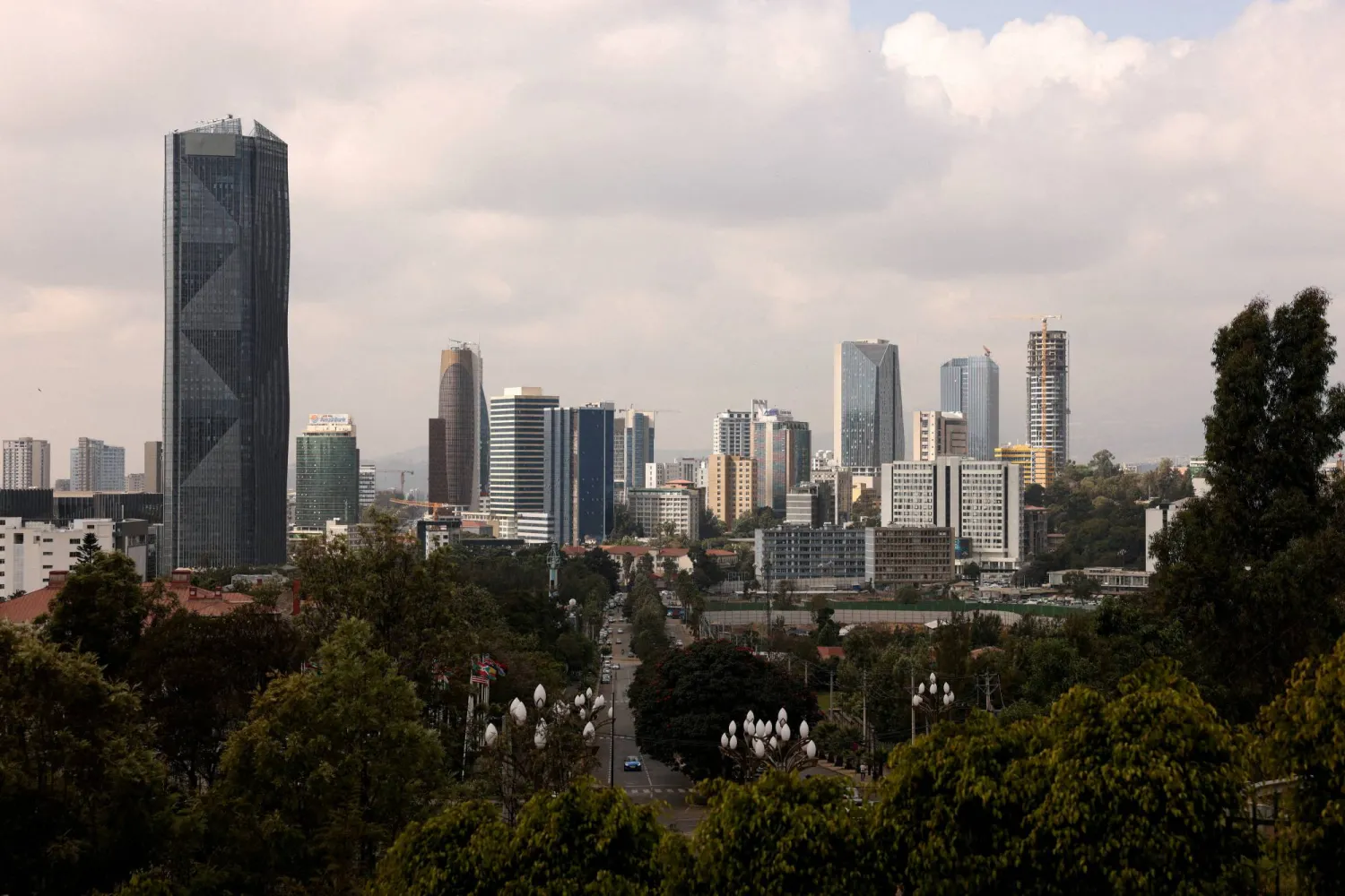 FILE PHOTO: A general view of the cityscape of Addis Ababa, Ethiopia, December 19, 2025. REUTERS/Tiksa Negeri/File Photo