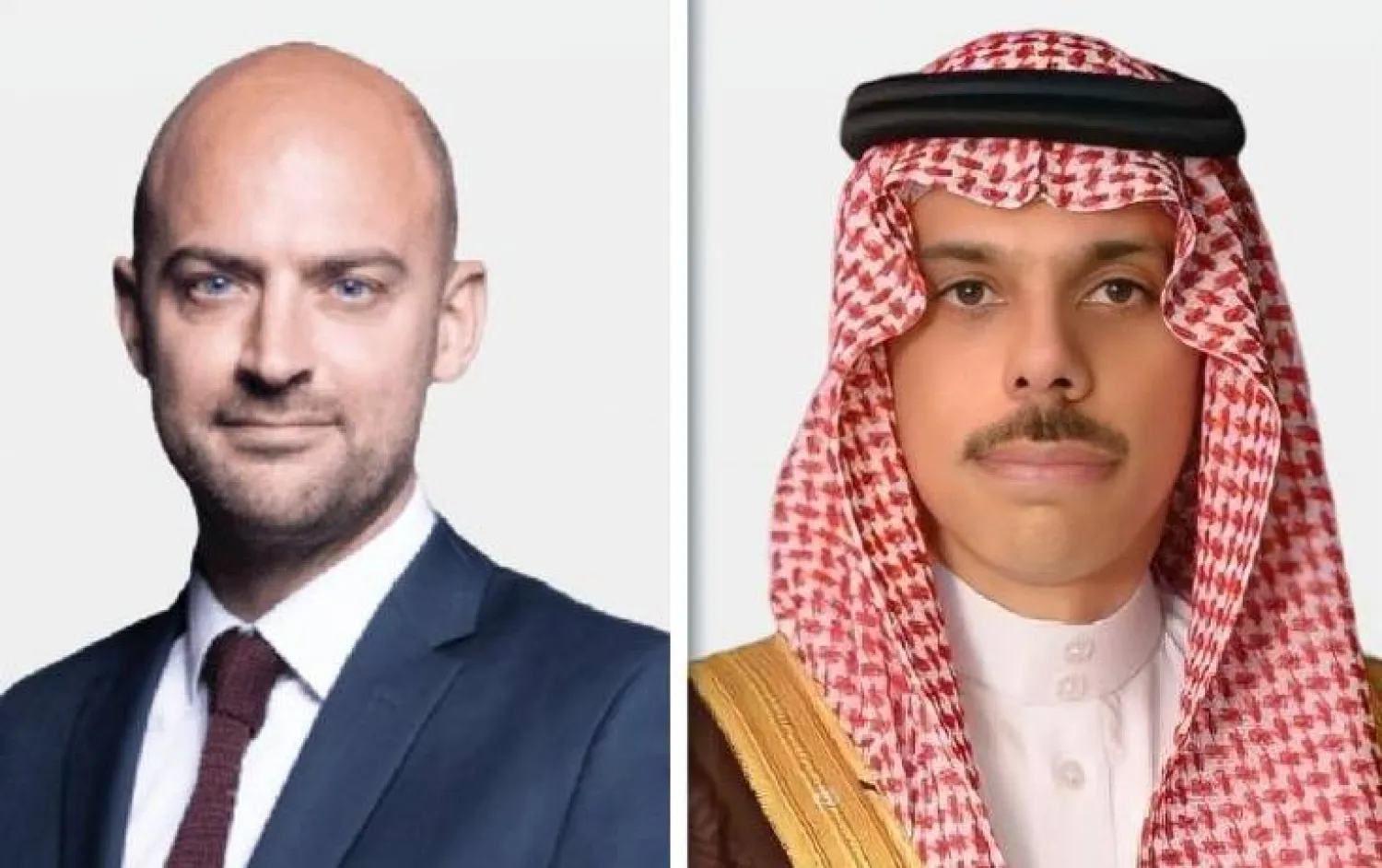 الأمير فيصل بن فرحان والوزير جان نويل بارو (الخارجية السعودية)

