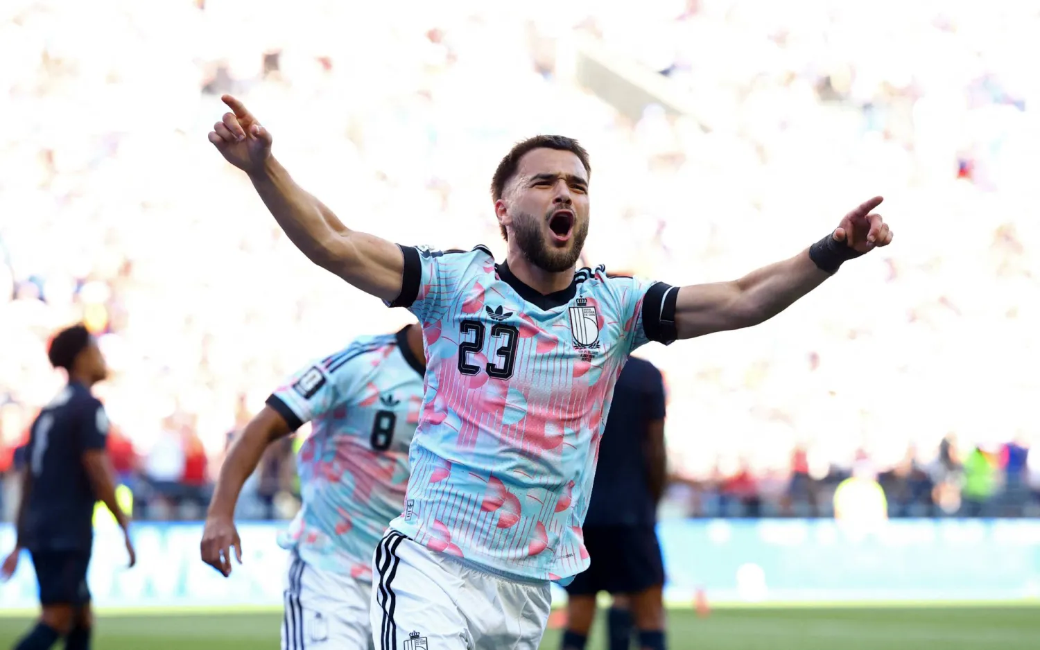 نيكولا راسكين لاعب وسط بلجيكا (رويترز)