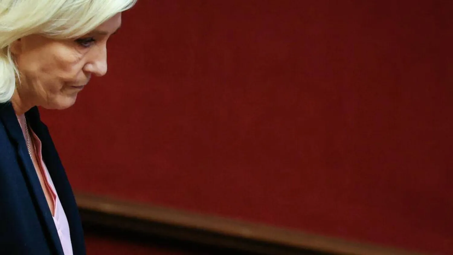 Tuesday's verdict will be pivotal for French far-right chief Marine Le Pen's political career. Alain JOCARD / AFP/File