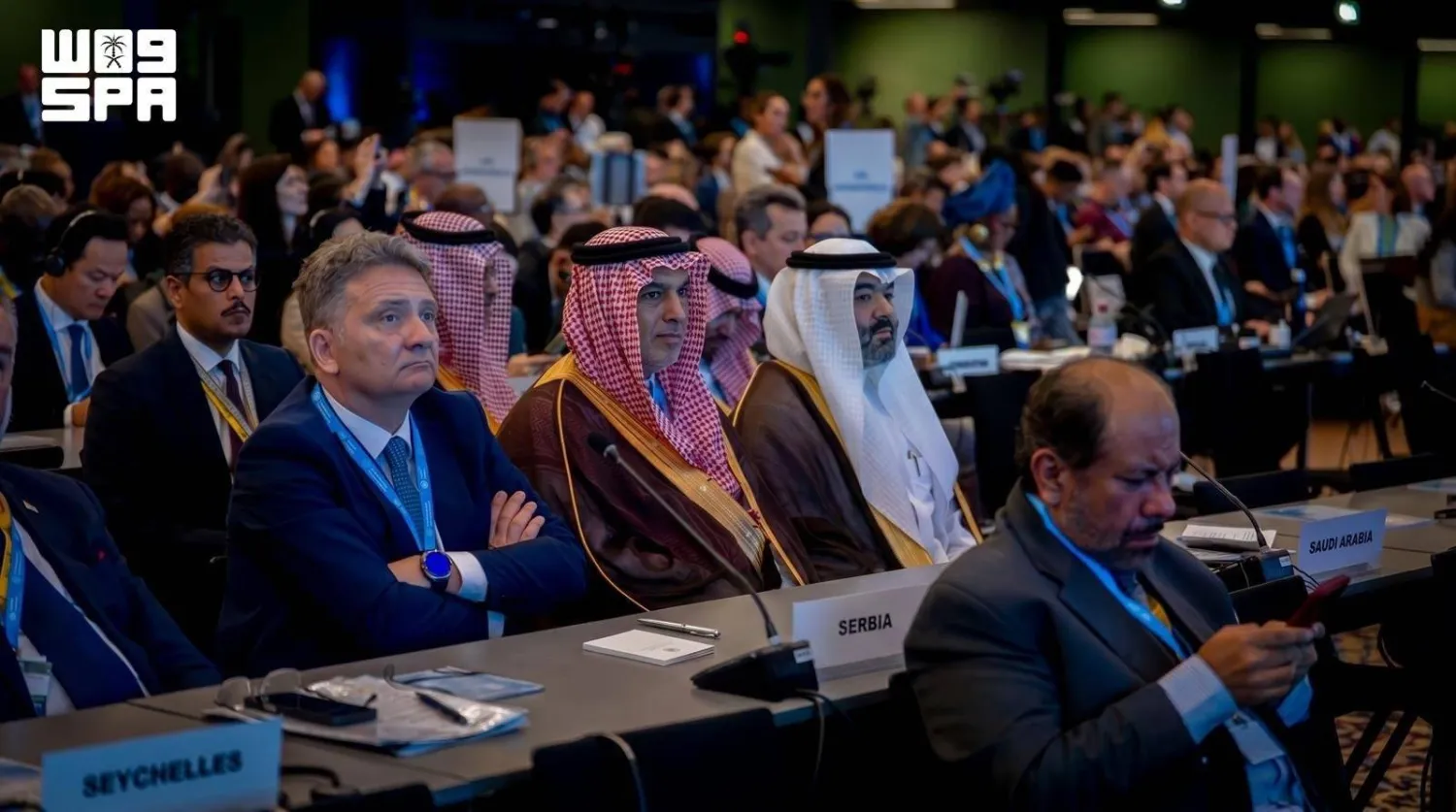 جانب من الوفد السعودي المشارك (واس)