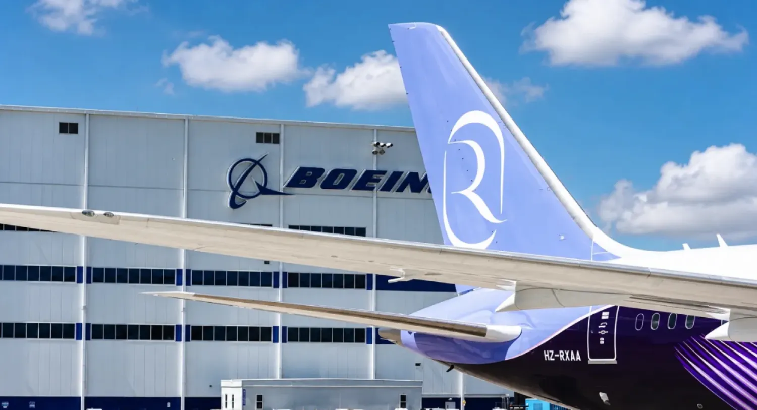  A Boeing 787 aircraft at Boeing’s facility in Seattle, United States. (X)