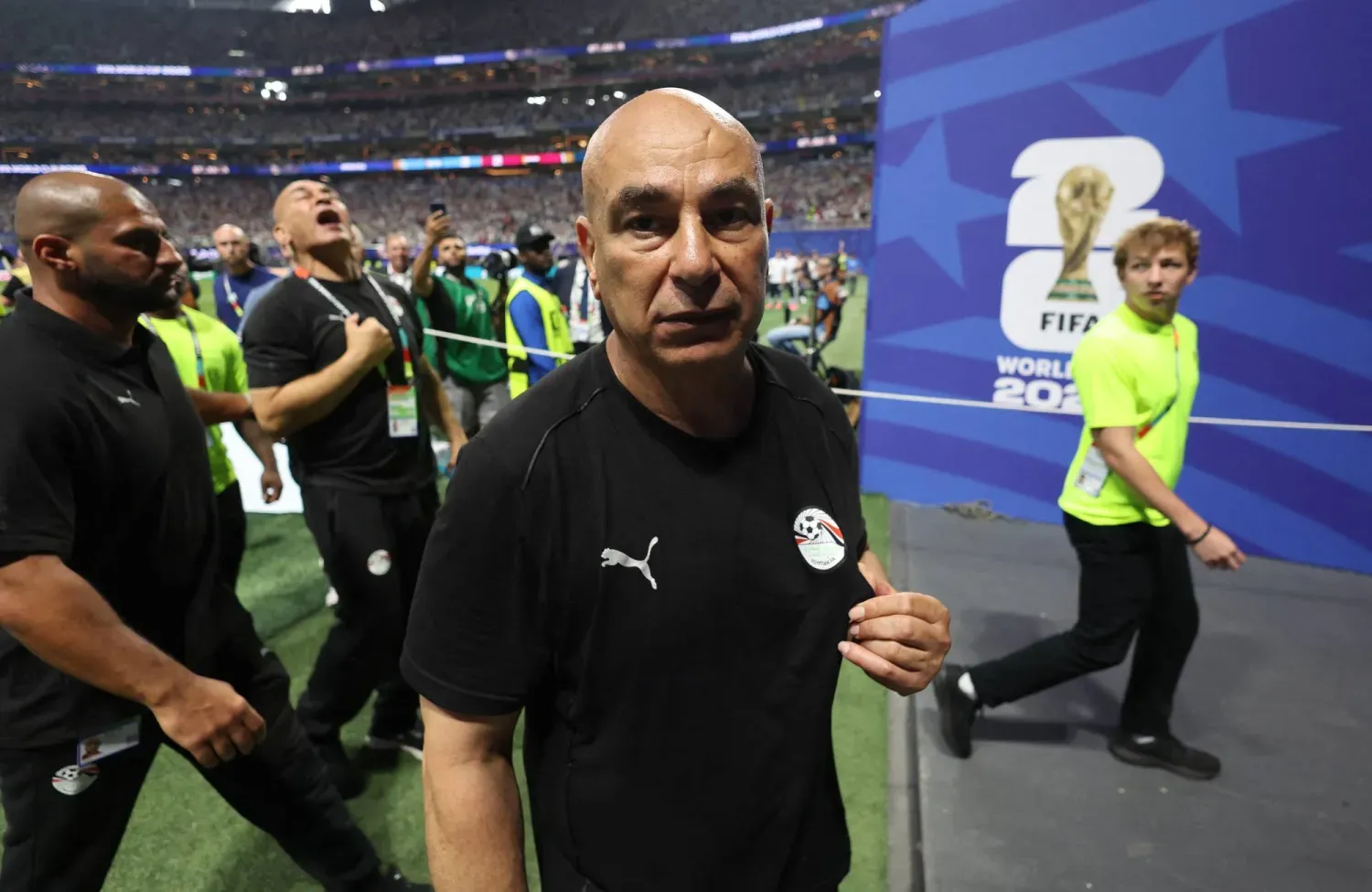 Mısır Milli Takımı Teknik Direktörü Hossam Hassan. (Reuters)