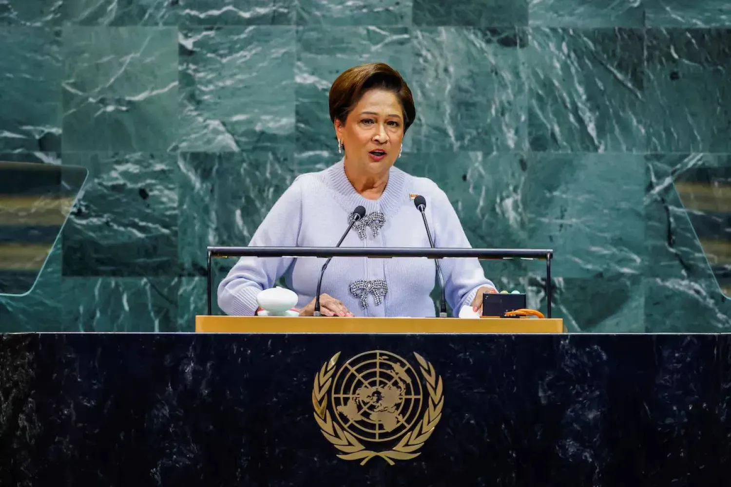 Trinidad ve Tobago Başbakanı Kamla Persad Besisar (Reuters)