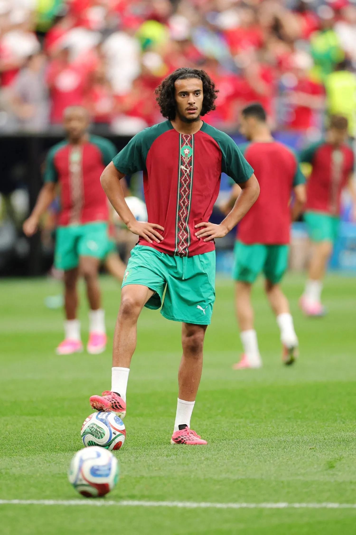 الانظارتترقب بوعدي في مواجهة المغرب مع فرنسا (ا ف ب)