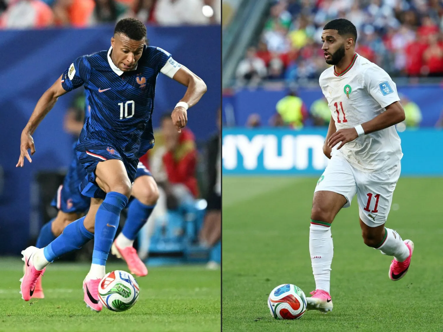 فرنسا والمغرب يجددان فصول التاريخ والصداقة في مواجهة بطابع عائلي (أ.ف.ب)