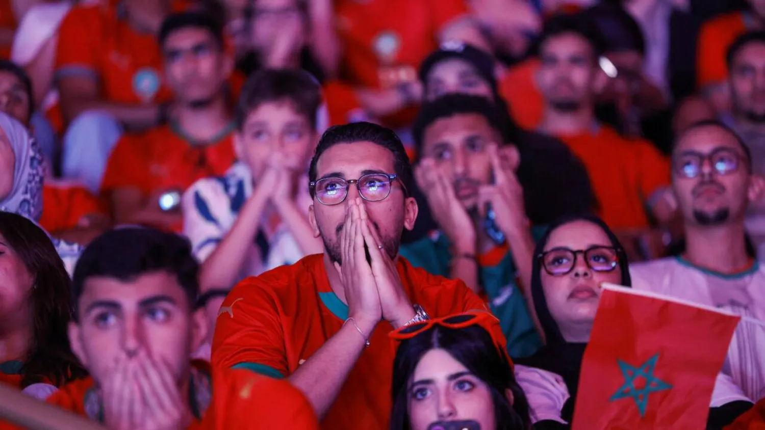 Fans' hopes were sky-high for the World Cup after Morocco stunned the footballing world by reaching the semi-finals four years ago in Qatar. Abdel Majid BZIOUAT / AFP

