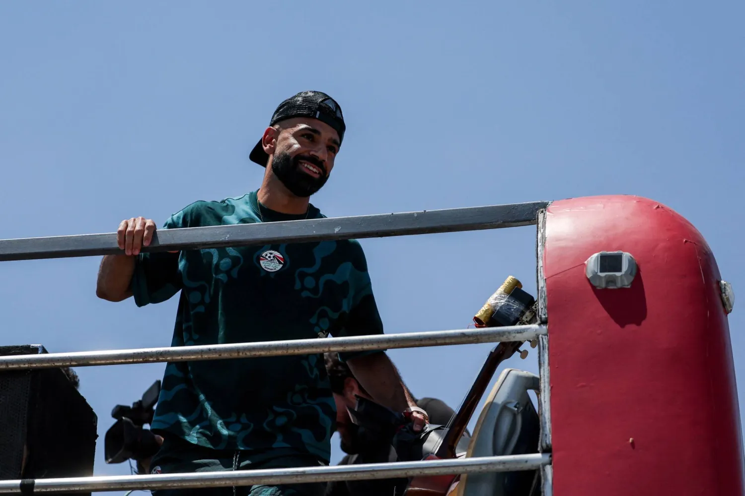 محمد صلاح قائد المنتخب المصري (رويترز)