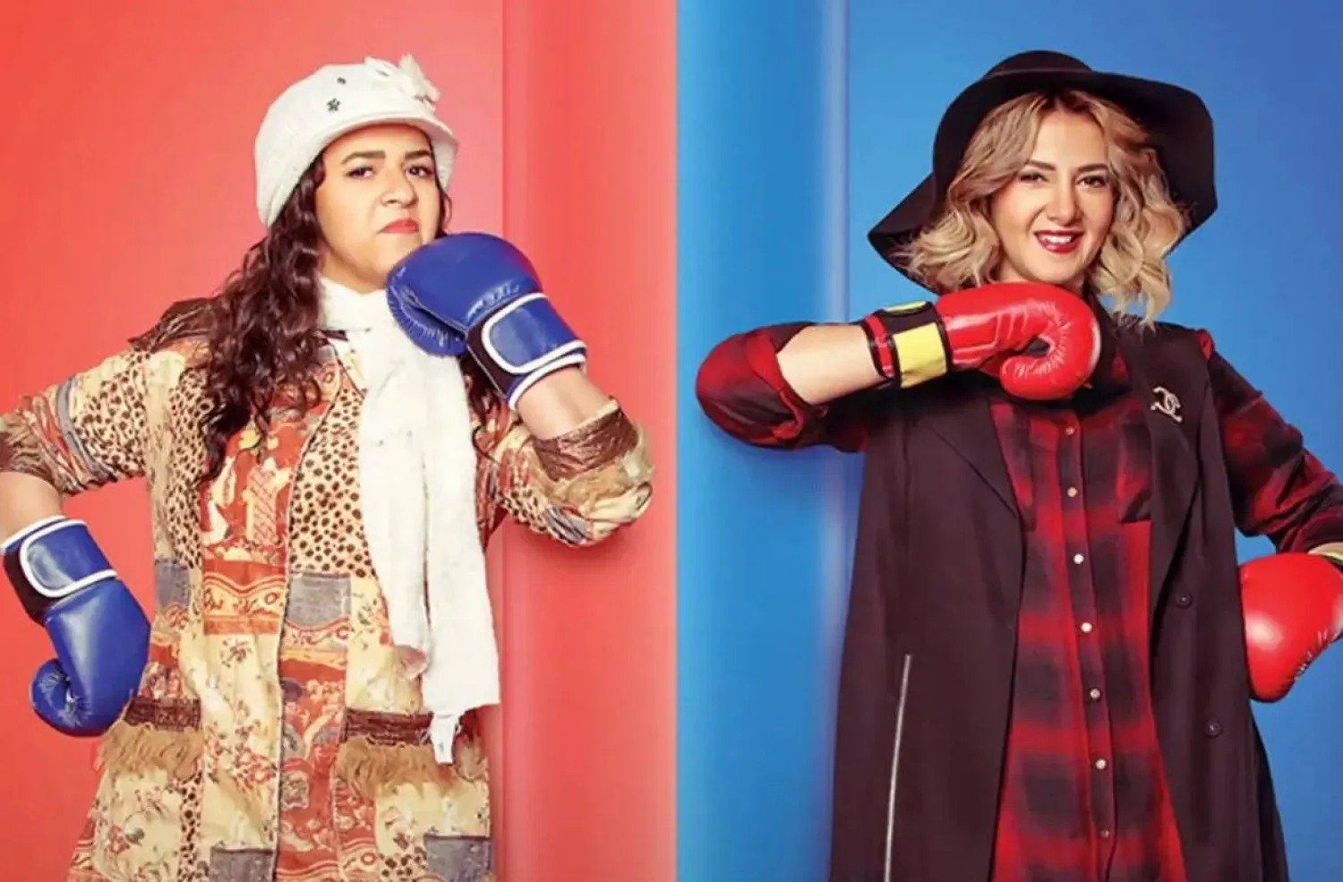 «نيللي وشيريهان» كما ظهرتا في المسلسل (حساب دنيا على «إنستغرام»)