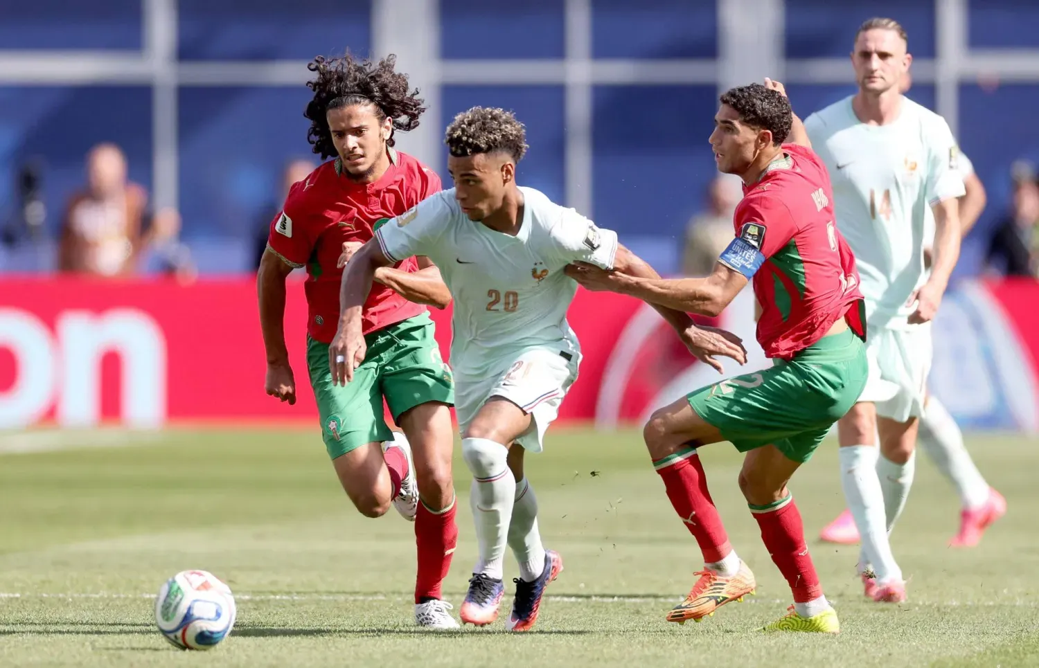Dünya Kupası çeyrek finalistleri arasında en az deplasman yapan ülke Fransa oldu (AFP)