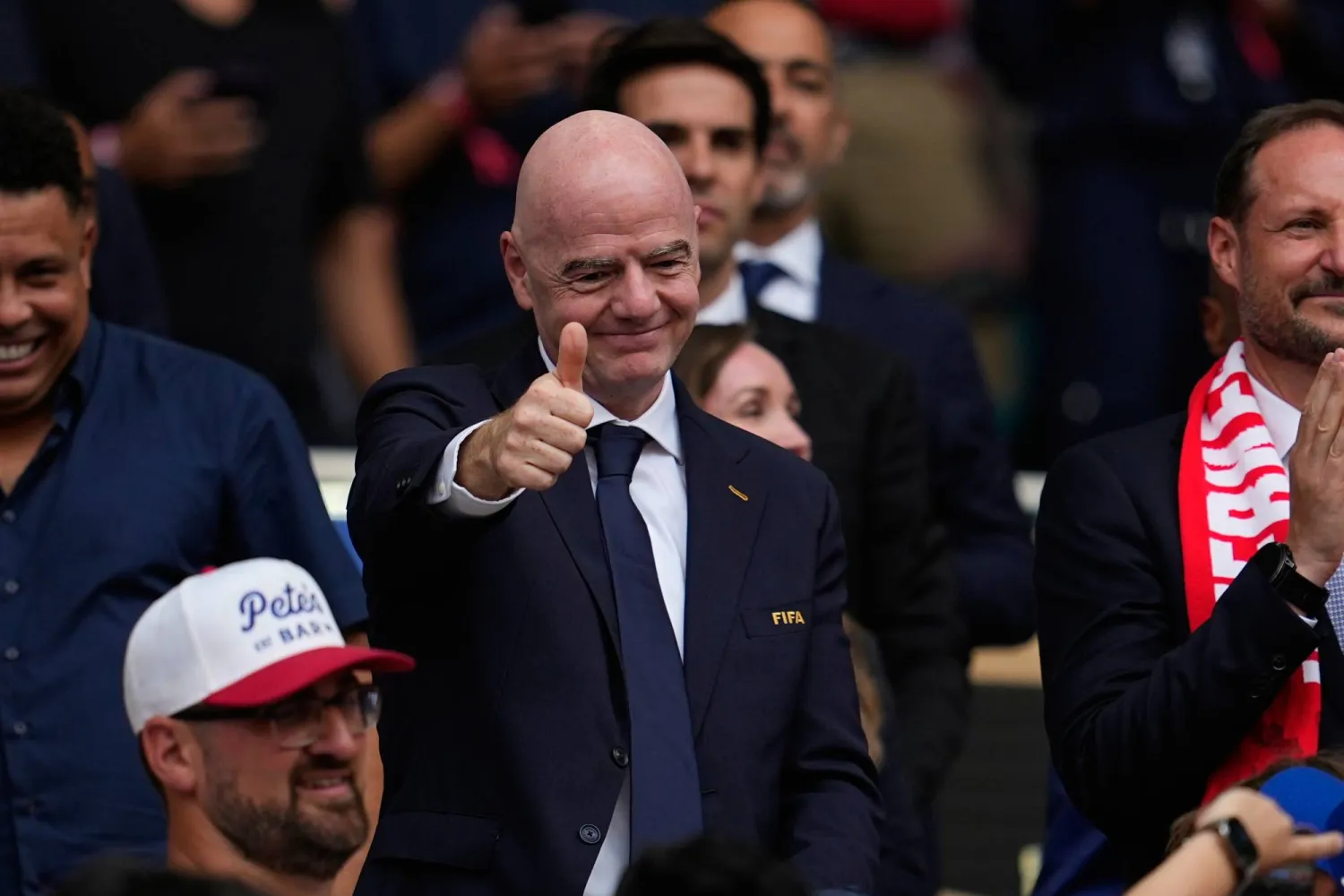 جياني إنفانتينو رئيس الاتحاد الدولي لكرة القدم «الفيفا» (أ.ب) 