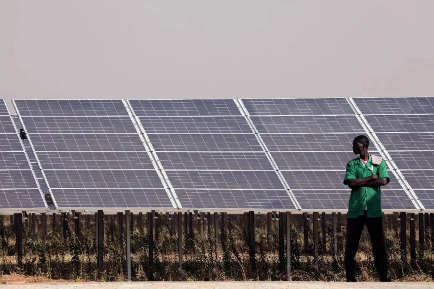 A solar power plant in Burkina Faso (Reuters)