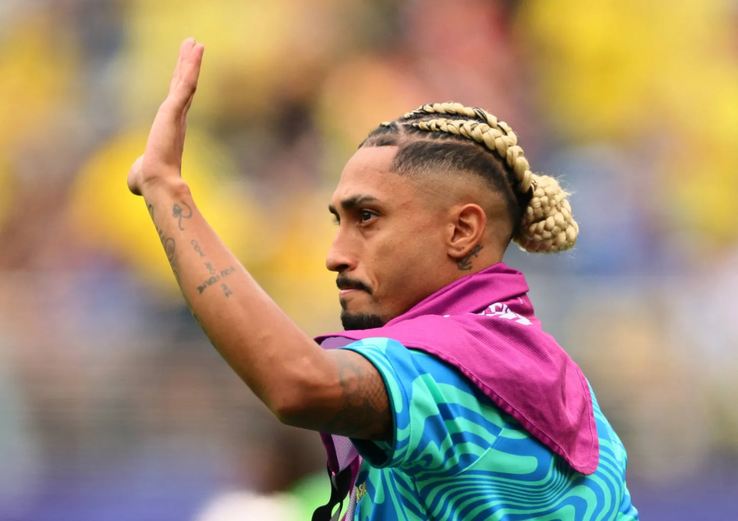 البرازيلي رافينيا على رادار الهلال (رويترز)