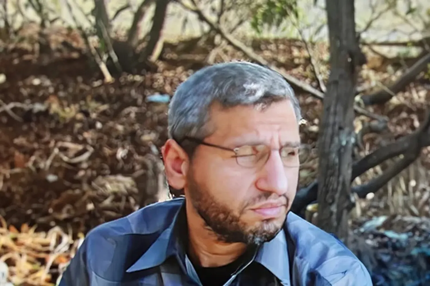 صورة مفترضة لمحمد الضيف نشرتها إسرائيل (أرشيفية)