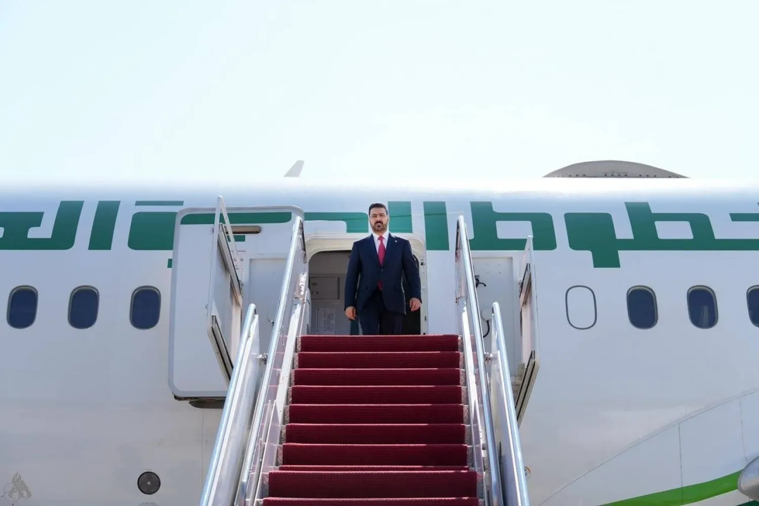 Iraqi Prime Minister Ali al-Zaidi departs on his visit to the US. (INA)