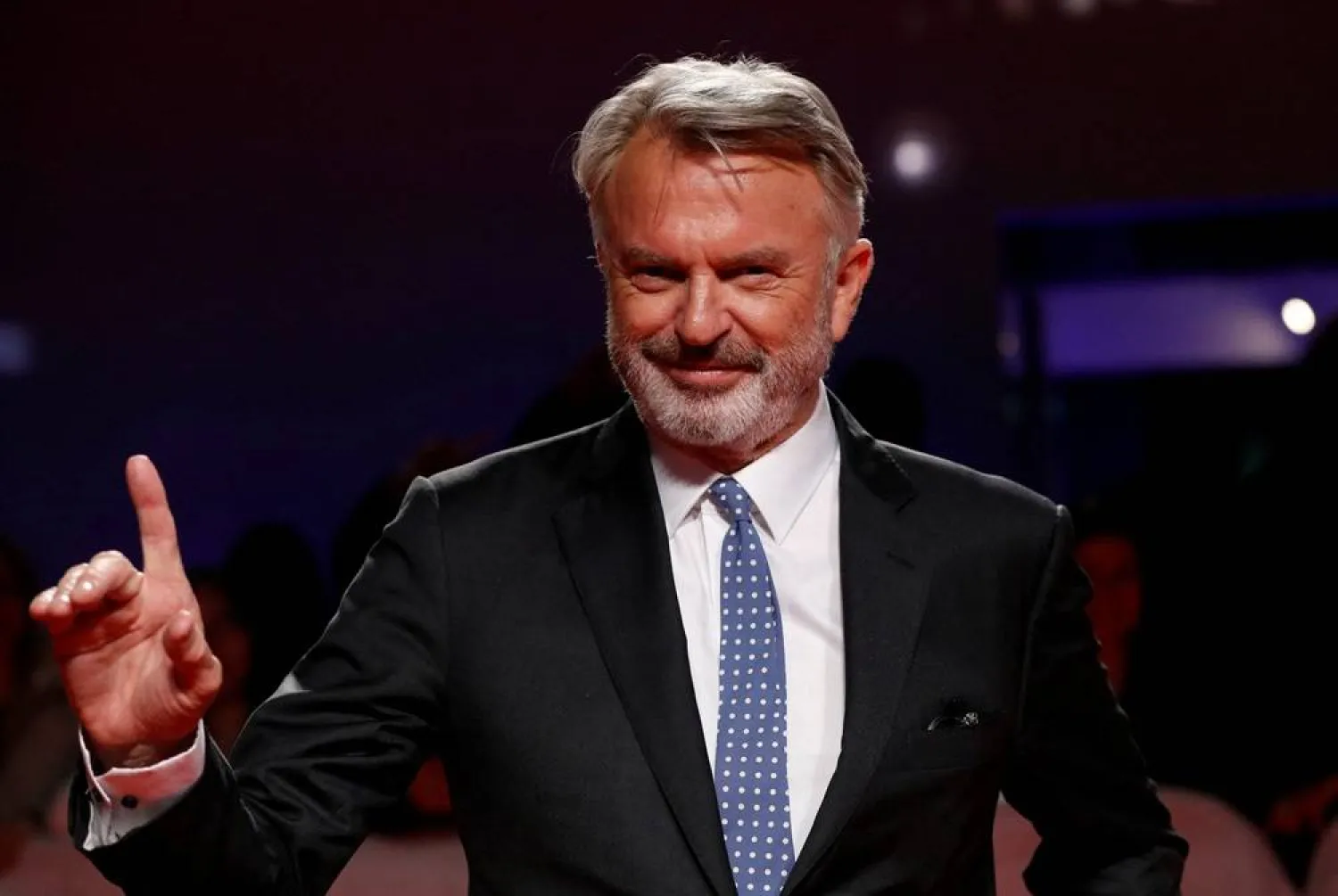Sam Neill arrives for a gala presentation of Blackbird at the Toronto International Film Festival (TIFF) in Toronto, Ontario, Canada September 6, 2019. (Reuters)