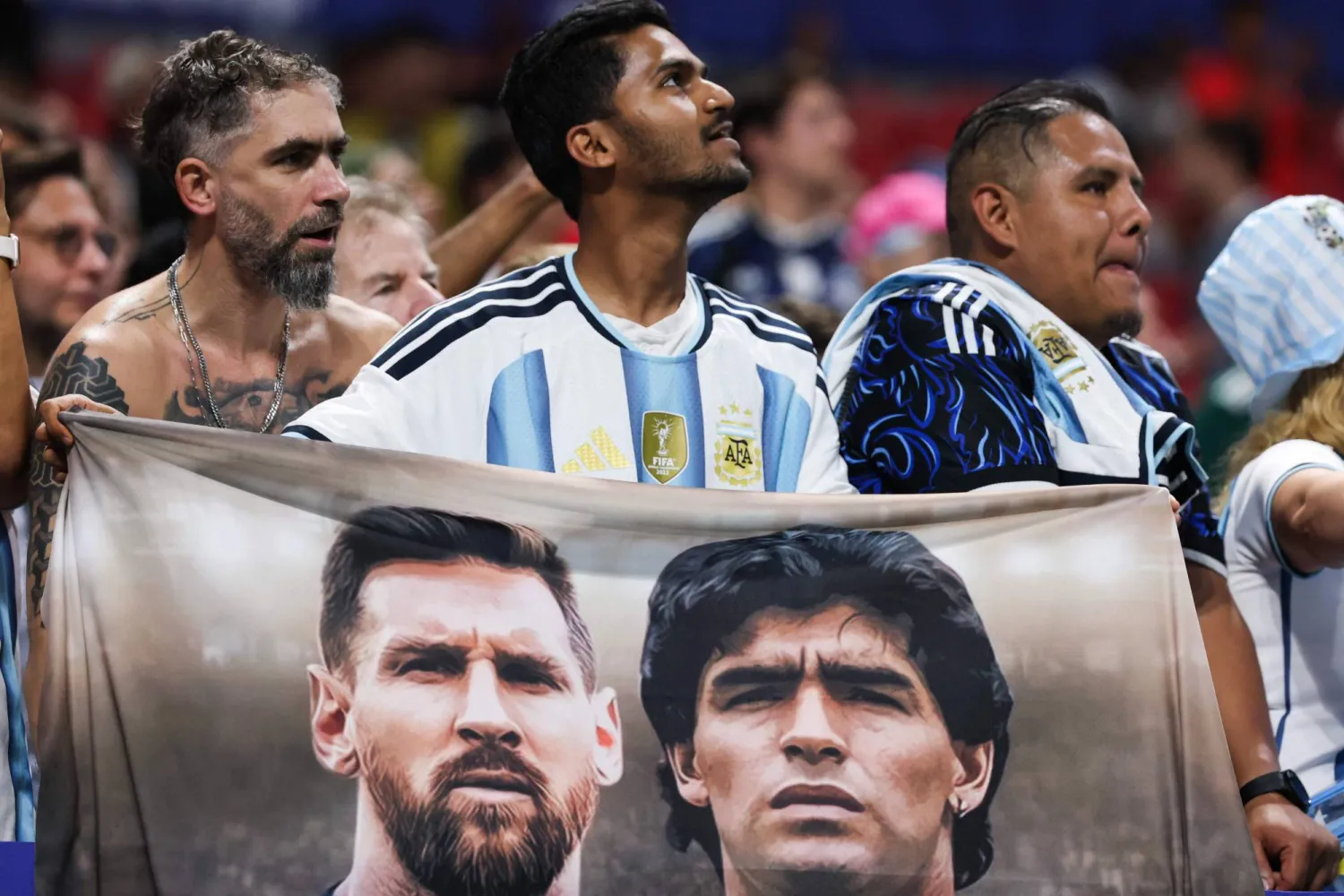 يرتبط فوز الأرجنتين على إنجلترا برابط تاريخي يُعيد إلى الأذهان ذكريات مونديال المكسيك قبل 40 عاماً (أ.ف.ب)