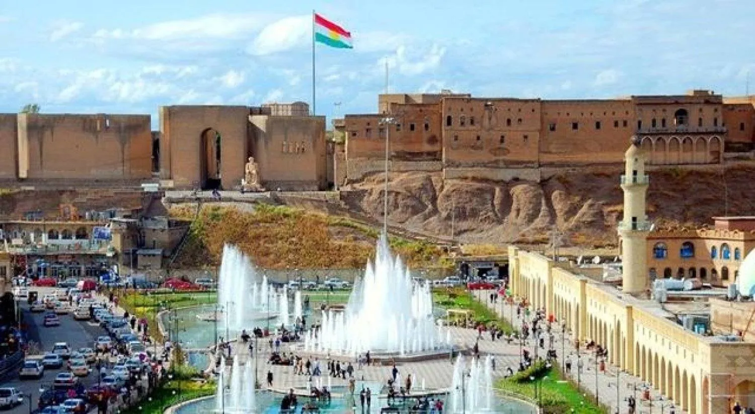 قلعة أربيل في إقليم كردستان العراق (متداولة)