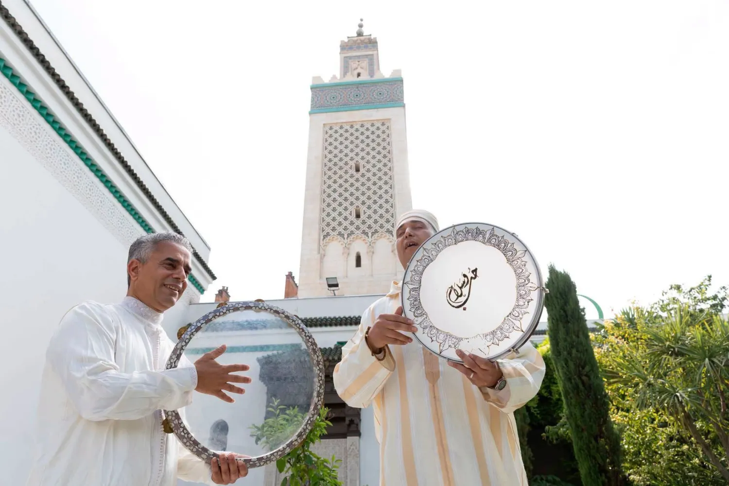 صورة من احتفال مسجد باريس الكبير بمرور 100 عام على تأسيسه (صفحة المسجد على فيسبوك)