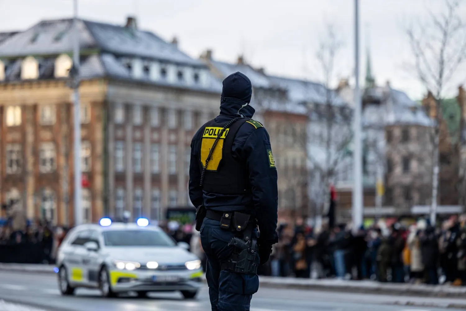 A police officer in Denmark (Danish Ministry of Interior via Facebook)