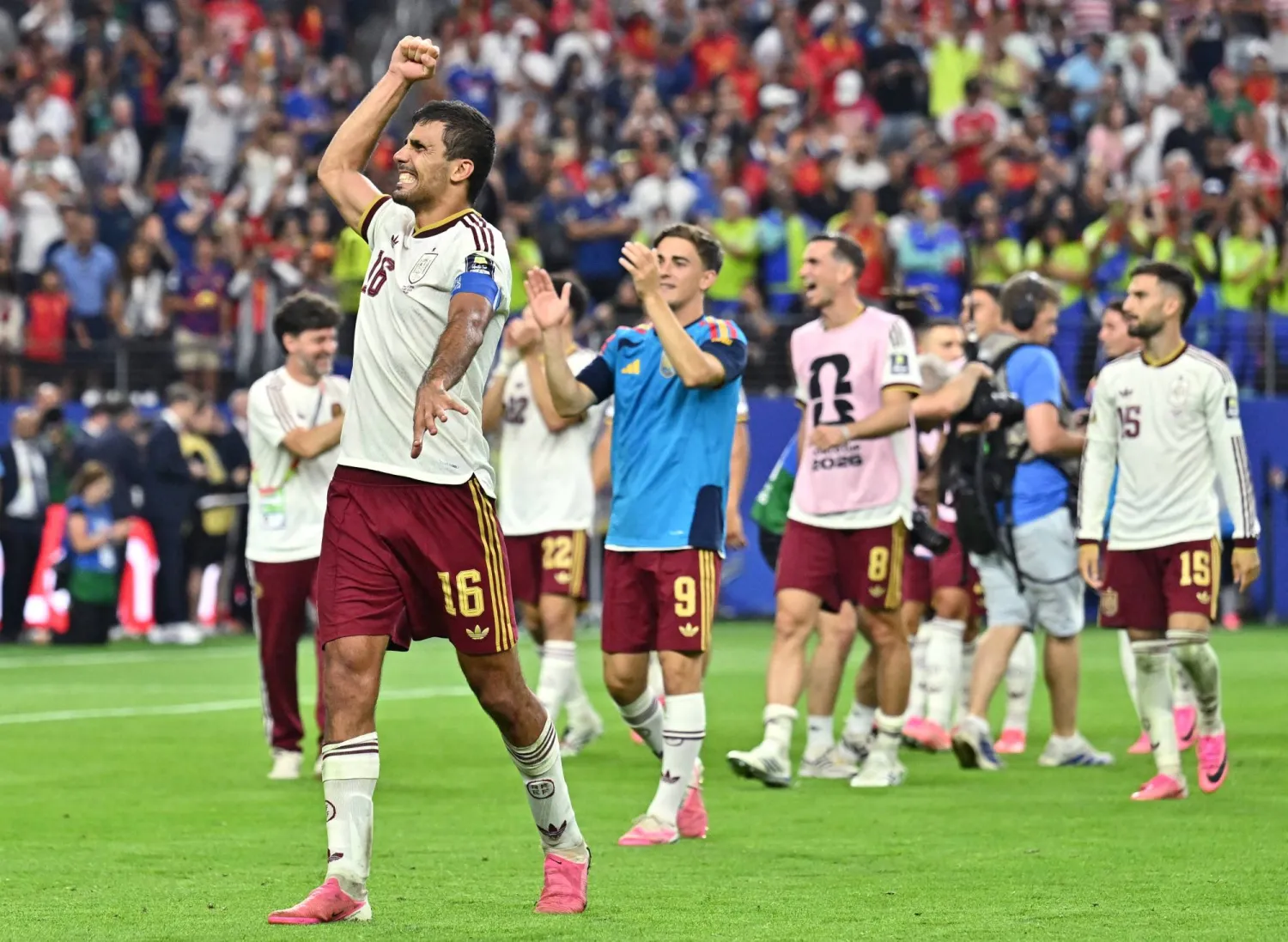 رودريقائد إسبانيا ولاعب مانشستر سيتي (رويترز)