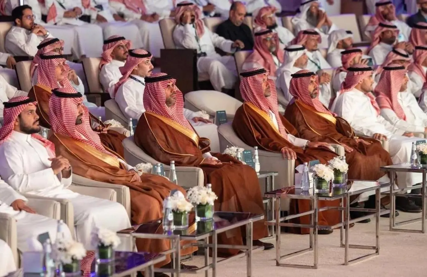 عدد من المسؤولين في ملتقى الوساطة العقارية (واس)