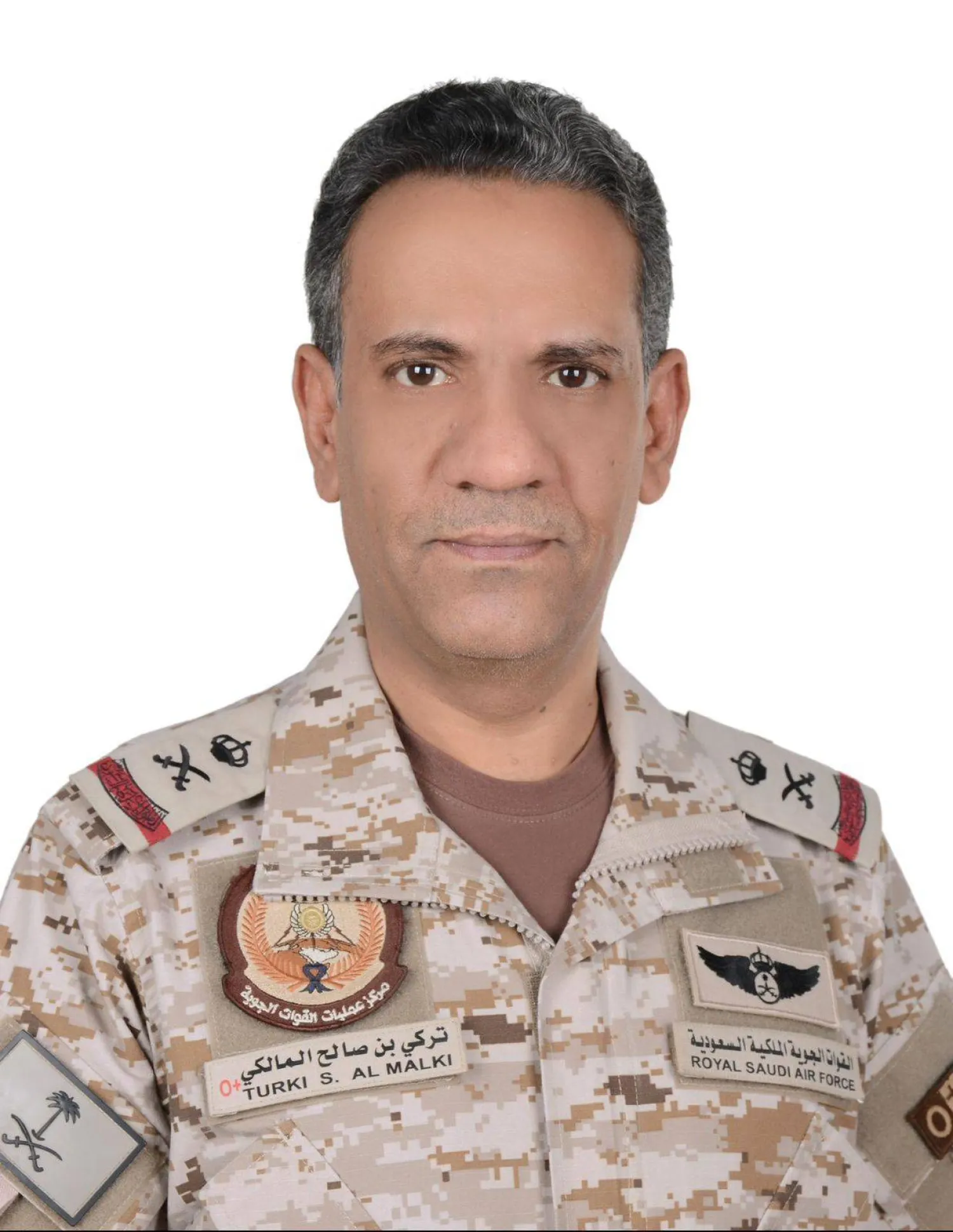 Official Spokesperson of the Coalition to Restore Legitimacy in Yemen Major General Turki Al-Malki (Asharq Al-Awsat)