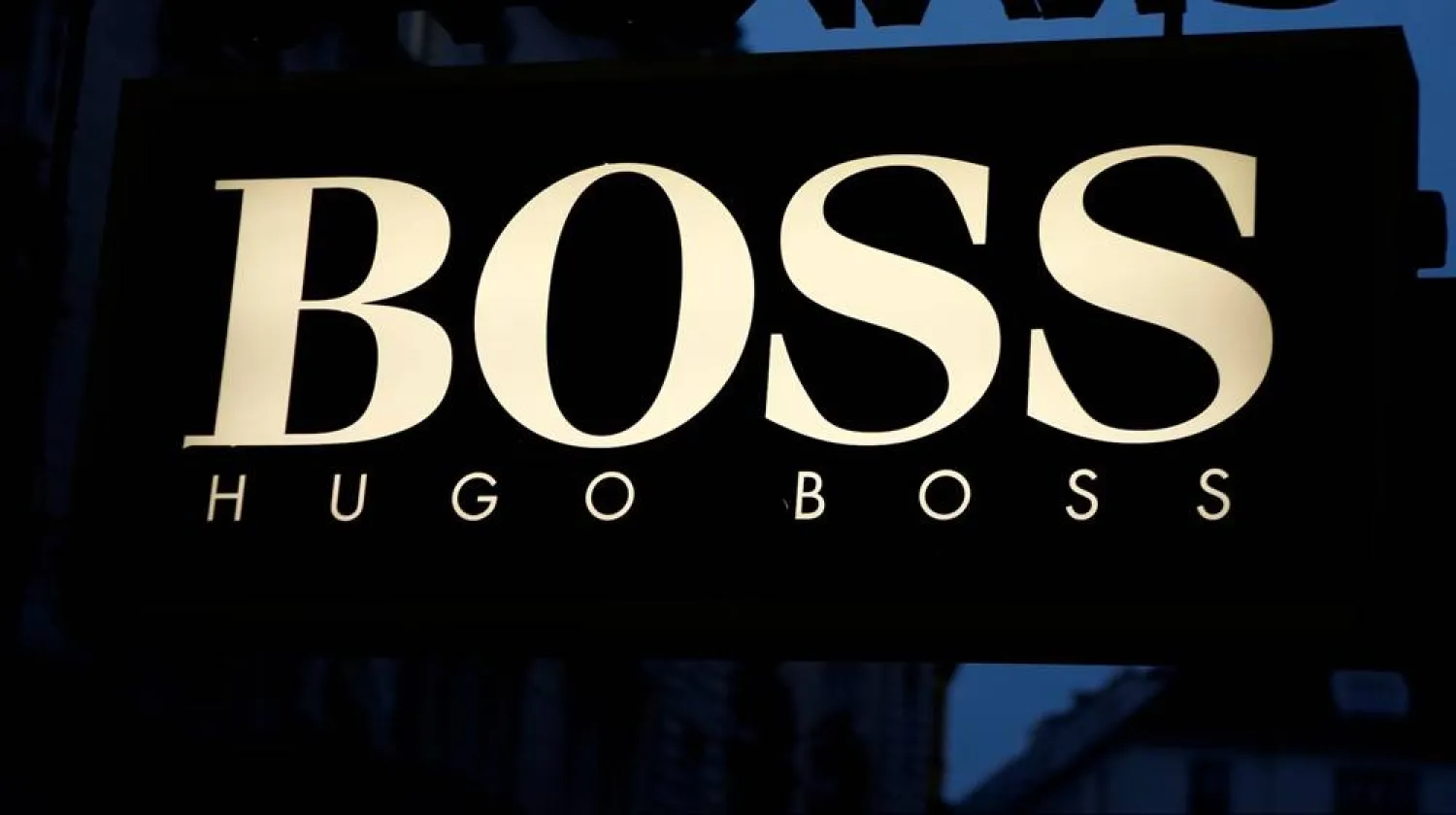 The logo of German fashion company Hugo Boss is seen at a store in Vienna, Austria, November 23, 2016. (Reuters)