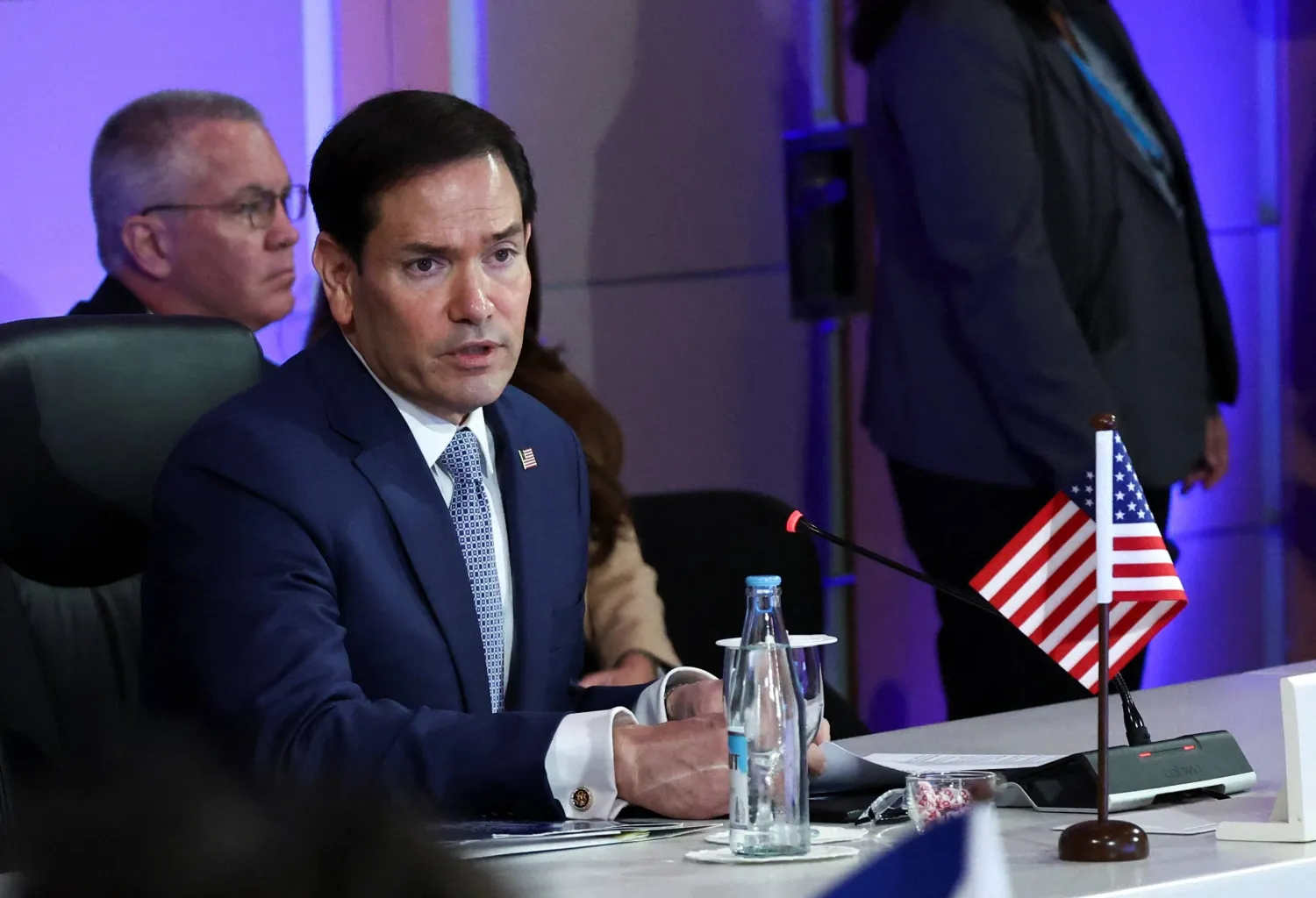 US Secretary of State Marco Rubio attends the ASEAN Post-Ministerial Conference with US on the sidelines of the ASEAN Foreign Ministers' Meeting at the Philippine International Convention Center in Pasay, Metro Manila, Philippines, July 22, 2026. REUTERS/Eloisa Lopez/Pool 