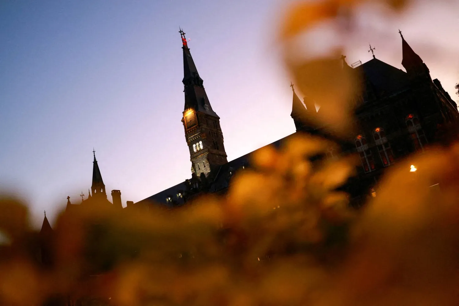 FILE PHOTO: A general view shows Georgetown University in Washington, US, October 18, 2024. REUTERS/Jose Luis Gonzalez/File Photo/File Photo