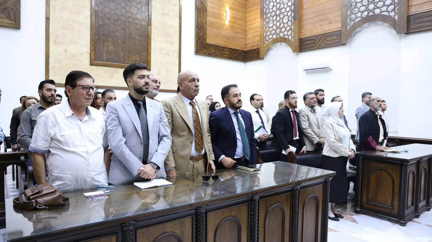 International and human rights organizations, and civil society attended the fifth session of Atef Najib's trial (Syrian Ministry of Justice)