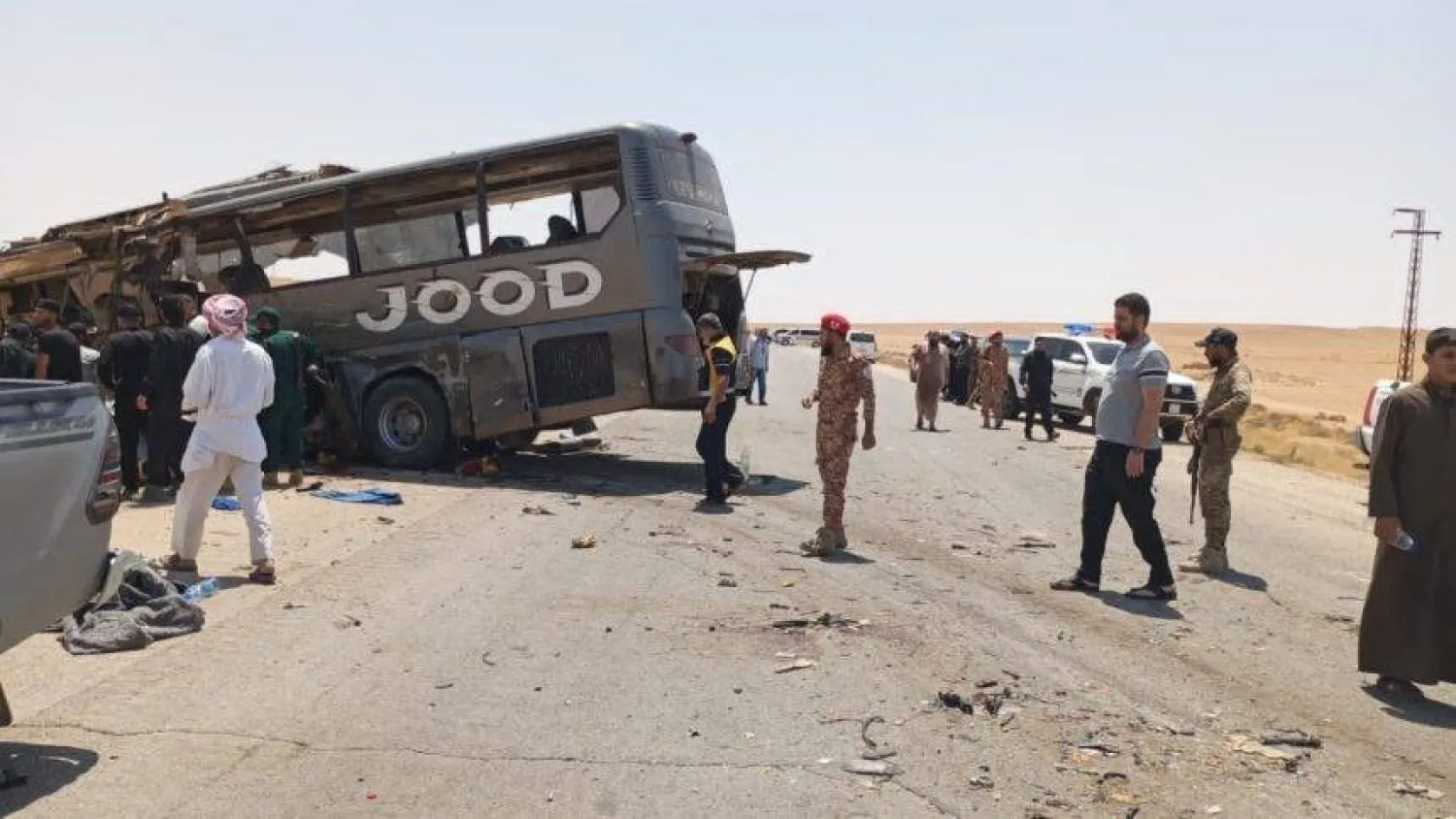 The ‌collision ‌involved a ‌bus ‌carrying members of the Internal Security Forces ‌and a civilian passenger bus. (SANA)
